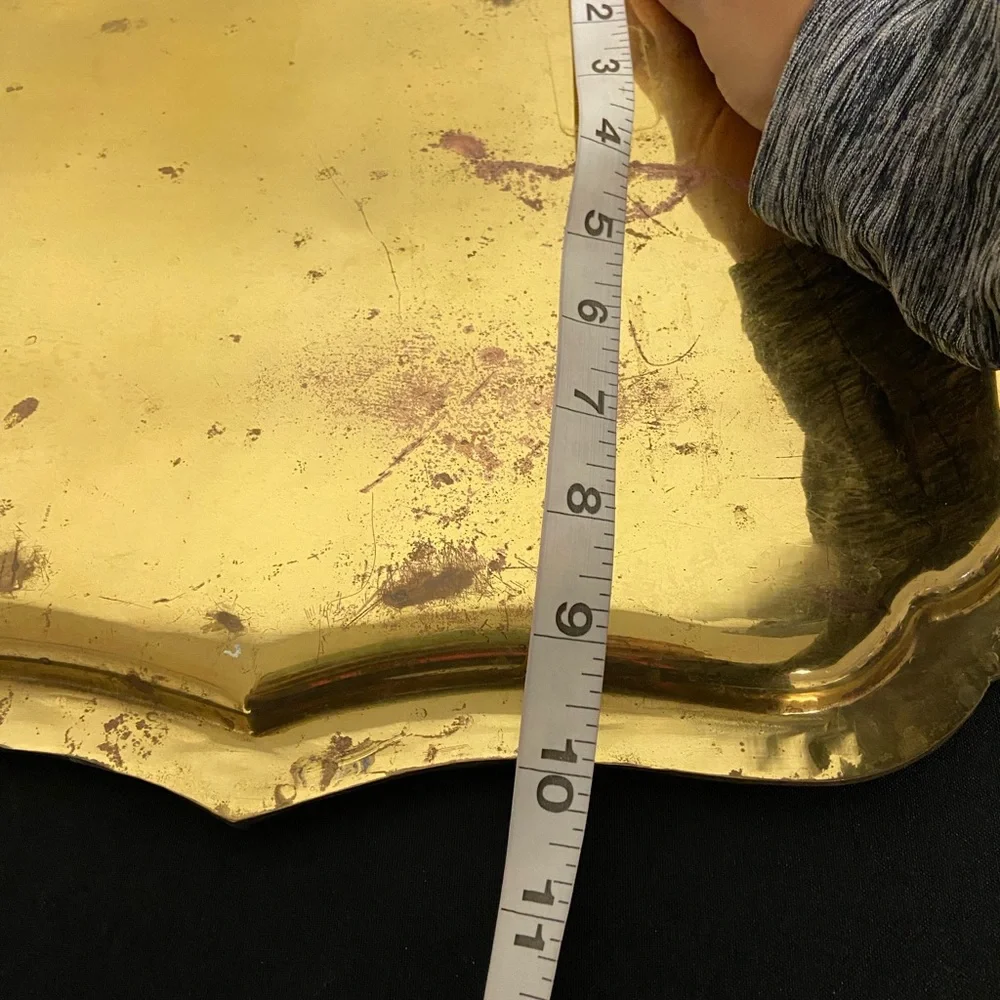 Antique Brass Vanity Tray